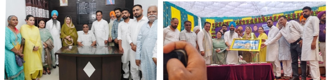 Municipal Council President Ashu Arora took charge in the presence of Dr. Gurpreet Kaur Mann.